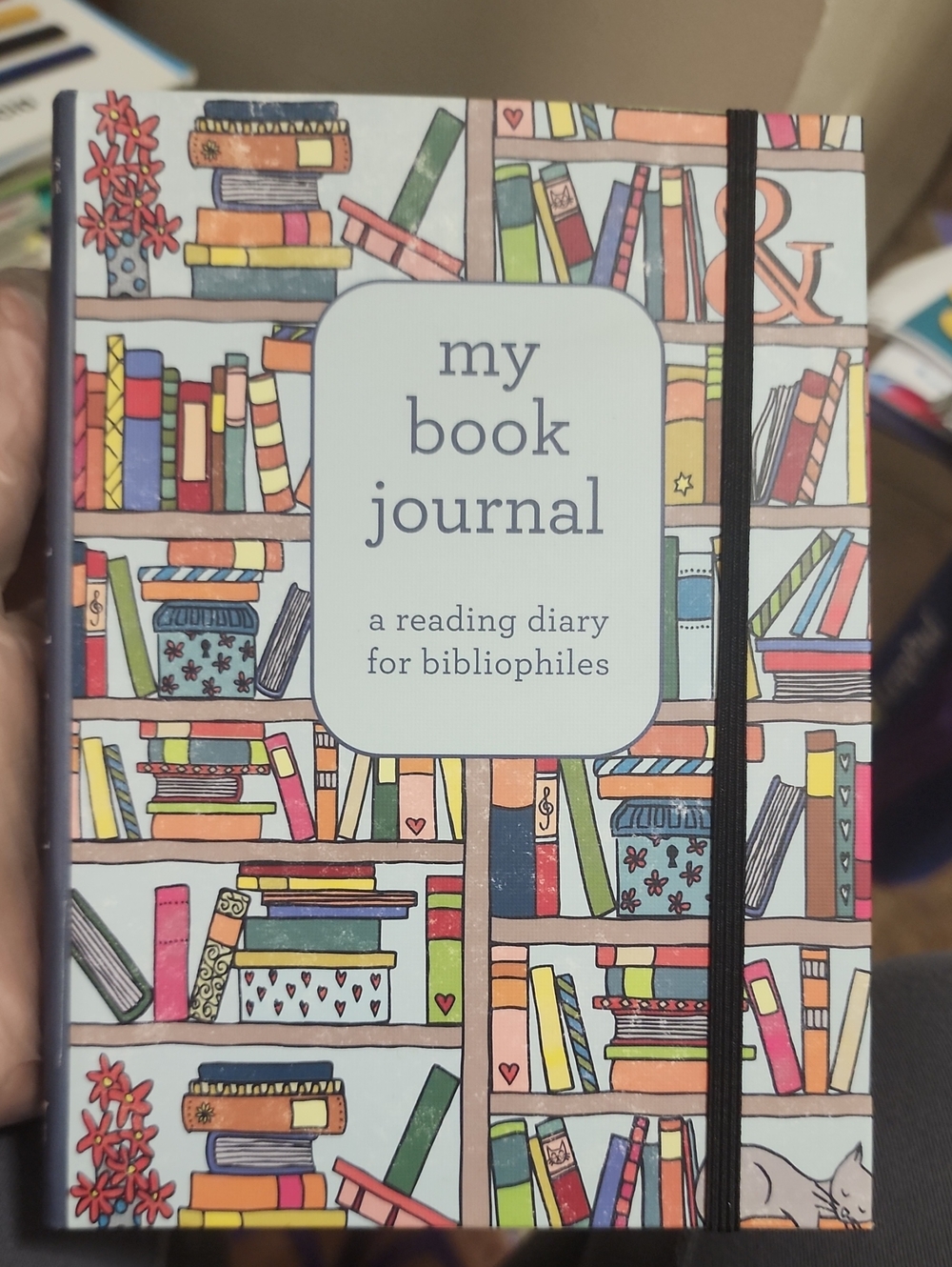My Book Journal Reading Diary — Colorful Bookshelf Design